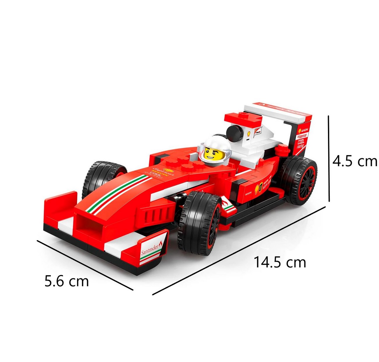 Juguete Armable Carro Carrera Armatodo Construcción 332 Pcs